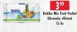 Astur&Qanto Bebiko Mix Fruit Pocket Ubrousky vlhčené nabídka