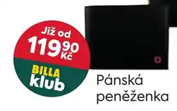 Billa Pánská peněženka nabídka