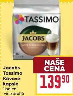 Billa Jacobs Tassimo Κάνονέ kapsle nabídka