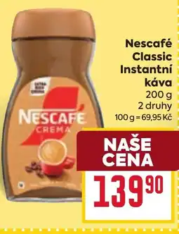 Billa Nescafé Classic Instantní Κάνα nabídka