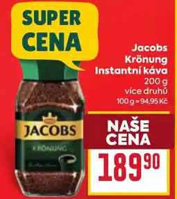 Billa Jacobs Krönung Instantní káva nabídka