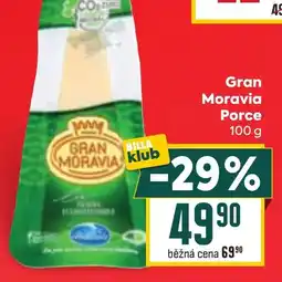 Billa Gran Moravia Porce nabídka