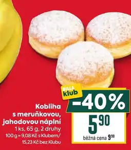 Billa Kobliha s meruňkovou, jahodovou náplní nabídka