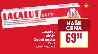Billa Lacalut aktiv Zubní pasta nabídka