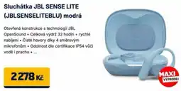 Datart Sluchátka JBL SENSE LITE (JBLSENSELITEBLU) modrá nabídka