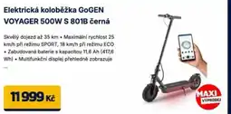 Datart Elektrická koloběžka GoGEN VOYAGER 500W S 801B černá nabídka