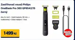 Datart Zastřihovač vousů Philips OneBlade Pro 360 QP6542/15 černý nabídka