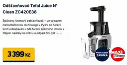 Datart Odšťavňovač Tefal Juice N' Clean ZC420E38 nabídka