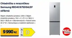 Datart Chladnička s mrazničkou Samsung RB34C675DSA/EF stříbrná nabídka