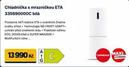 Datart Chladnička s mrazničkou ETA 335690000C bílá nabídka