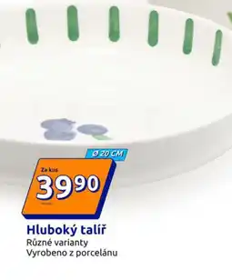 Action Hluboký talíř nabídka