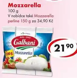 CBA Mozzarella nabídka