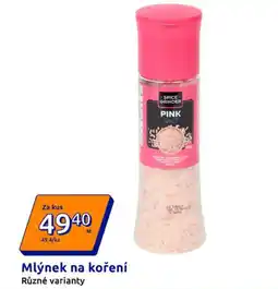 Action Mlýnek na koření nabídka