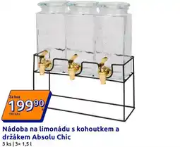 Action Nádoba na limonádu s kohoutkem a držákem Absolu Chic nabídka