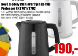EVA Nové modely rychlovarných konvic Professor RK1701/1702 nabídka