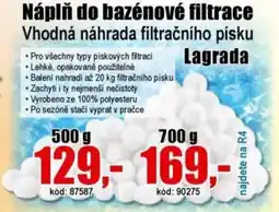EVA Náplň do bazénové filtrace nabídka