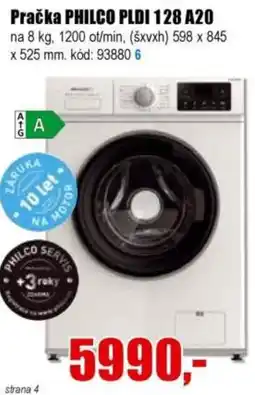 EVA Pračka PHILCO PLDI 128 A20 nabídka