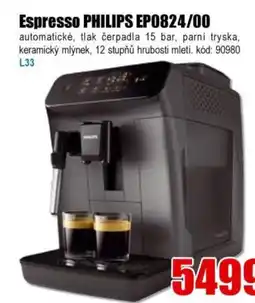 EVA Espresso PHILIPS EP0824/00 nabídka