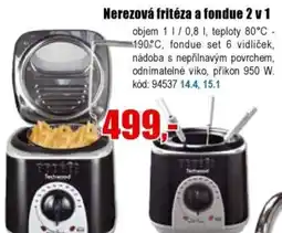 EVA Nerezová fritéza a fondue 2 v 1 nabídka