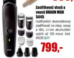 EVA Zastřihovač vlasů a vousů BRAUN MGK 5445 nabídka