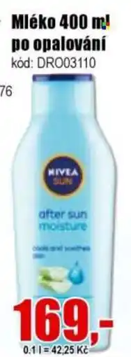 EVA Nivea Mleko po opalování nabídka