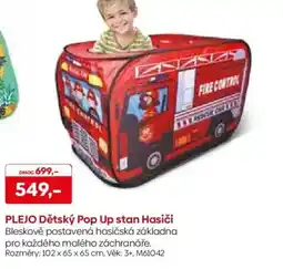 Pompo PLEJO Dětský Pop Up stan Hasiči nabídka
