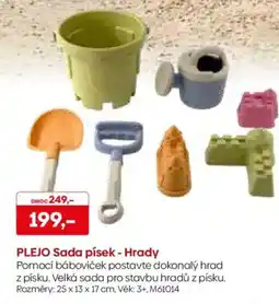 Pompo PLEJO Sada písek - Hrady nabídka