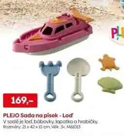 Pompo PLEJO Sada na písek - Lod' nabídka