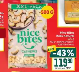Billa Nice Bites Kešu natural nabídka
