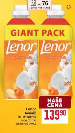 Billa Lenor Aviváž 76-94 dávek nabídka