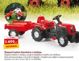 Pompo Šlapací traktor s vlečkou nabídka