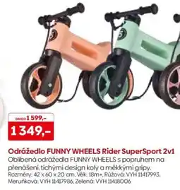 Pompo Odrážedlo FUNNY WHEELS Rider SuperSport 2v1 nabídka