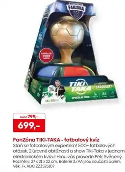 Pompo FanZóna TIKI-TAKA - fotbalový kvíz nabídka