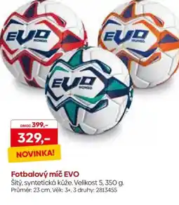 Pompo Fotbalový míč EVO nabídka