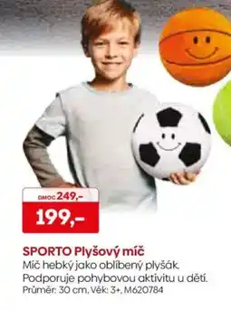 Pompo SPORTO Plyšový míč nabídka