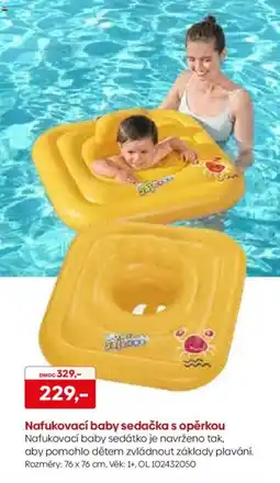 Pompo Nafukovací baby sedačka s opěrkou nabídka