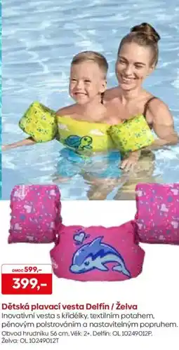 Pompo Dětská plavací vesta Delfín / Želva nabídka