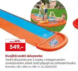 Pompo Dvojitá vodní skluzavka nabídka