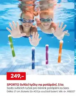 Pompo SPORTO Svítící tyčky na potápění nabídka
