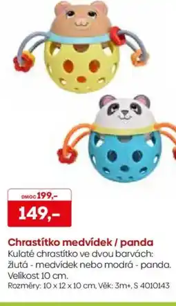 Pompo Chrastítko medvídek / panda nabídka