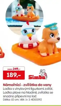 Pompo Námořníci - zvířátka do vany nabídka