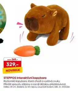 Pompo STEPPOS Interaktivní kapybara nabídka
