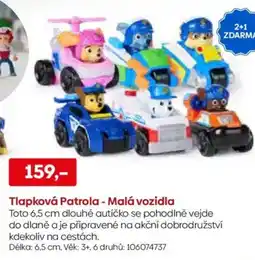 Pompo Tlapková Patrola - Malá vozidla nabídka