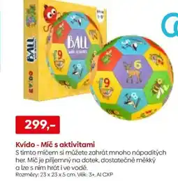 Pompo Kvído - Míč s aktivitami nabídka