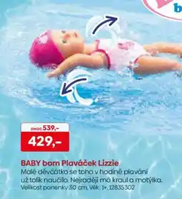 Pompo BABY born Plaváček Lizzie nabídka