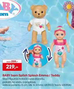 Pompo BABY born Splish Splash Emma / Teddy nabídka