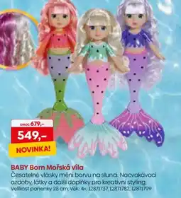 Pompo BABY Born Mořská víla nabídka