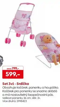 Pompo Set 3v1 - Srdíčka nabídka