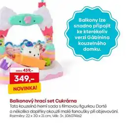 Pompo Balkonový hrací set Cukrárna nabídka