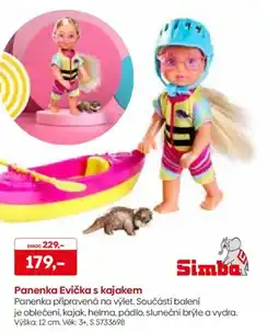 Pompo Panenka Evička s kajakem nabídka